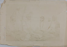 Load image into Gallery viewer, William Carpenter Junior, after. Rajah Jowaher Singh, and attendants. Color woodblock print. 1858.