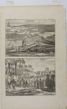 Load image into Gallery viewer, Philippus Baldaeus, after. Description of Ceylon. Four etchings on two sheets. XVIII C (printed).