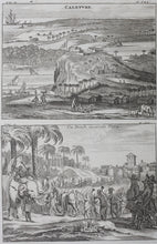 Load image into Gallery viewer, Philippus Baldaeus, after. Description of Ceylon. Four etchings on two sheets. XVIII C (printed).