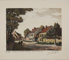 Load image into Gallery viewer, Maurice Jacques. Views of Barbizon. Two colored prints. XX C.