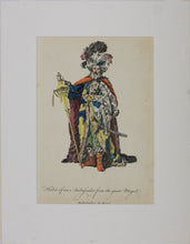 Load image into Gallery viewer, Joseph-Marie Vien, attributed to. Habit of an Ambassador from the great Mogul. Hand colored etching. 1757-1772 (circa)(circa).