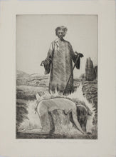 Load image into Gallery viewer, Attributed to Letterio Calapai. Temptation of St Anthony. Etching. 1967.