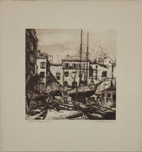 Load image into Gallery viewer, Lionel Barrymore, after. Little Boatyard, Venice. Talio Chrome. Mid XX C.