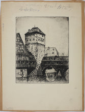 Load image into Gallery viewer, Sigmund Lee Wolffs. Nürnberg. Etching. Five variants. Mid XX C. Available in five variants.