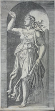 Load image into Gallery viewer, Raphael, after. Marcantonio Raimondi, after. Faith. Engraving. XVI (?) C.