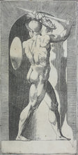 Load image into Gallery viewer, Rosso Fiorentino, after. Jacopo Caraglio, after. Mars. Engraving. XVI C.