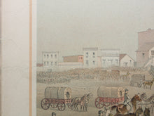 Load image into Gallery viewer, John C. Wise, publisher. Execution of the thirty-eight Sioux Indians. Chromolithograph. 1883.