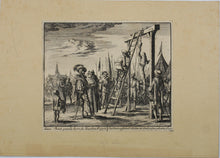 Load image into Gallery viewer, Jan Luyken. Two engravings from the "Martyrs Mirror". Unidentified edition XVIII C(?).
