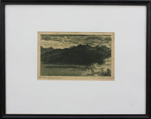 Load image into Gallery viewer, Hans Boresch. Alpine landscape. Etching. 1920s.