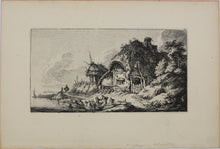 Load image into Gallery viewer, Franz Edmund Weirotter. A Cottage. Etching. Printed in 1868.