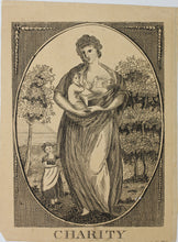 Load image into Gallery viewer, Religious and Allegorical Prints. Four engravings and two photogravure XIX C.