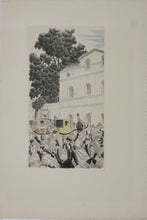 Load image into Gallery viewer, Art of Book Illustration. In the Shadow of a Vanishing World. Three Etchings/Aquatints Evoking 19th-Century European and Russian Literary Traditions. XX C.