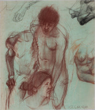 Load image into Gallery viewer, Shirley Aley Campbell. Nude study. Pastel on paper. XX C.
