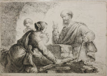 Load image into Gallery viewer, Christian Bernhard Rode. Elisha visiting the widow of Sarepta. Etching. 1780.