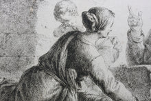 Load image into Gallery viewer, Christian Bernhard Rode. Elisha visiting the widow of Sarepta. Etching. 1780.
