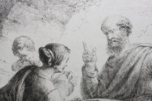 Load image into Gallery viewer, Christian Bernhard Rode. Elisha visiting the widow of Sarepta. Etching. 1780.