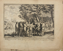 Load image into Gallery viewer, Charles White. Marina presented to Cortez. Engraving. 1778.