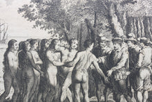 Load image into Gallery viewer, Charles White. Marina presented to Cortez. Engraving. 1778.