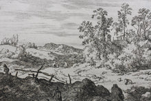 Load image into Gallery viewer, Allaert van Everdingen. Landscape with Sheepherder. Etching. 1631 - 1675.