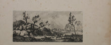 Load image into Gallery viewer, Ferdinand Kobell. Landscape - Boy with Horse. Etching. 1777.