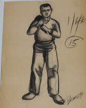Load image into Gallery viewer, Jack Bennett. Five Mid-Century Life Drawings.