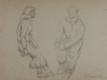 Load image into Gallery viewer, Jack Bennett. Five Mid-Century Life Drawings.