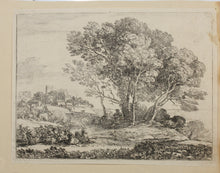 Load image into Gallery viewer, Claude Lorrain. The Goatherd. Etching. C. 1663.