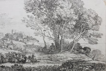 Load image into Gallery viewer, Claude Lorrain. The Goatherd. Etching. C. 1663.