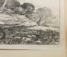 Load image into Gallery viewer, Claude Lorrain. The Goatherd. Etching. C. 1663.
