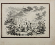 Load image into Gallery viewer, Simon Fokke. Allegory of the twenty-fifth anniversary. Etching. 1768.