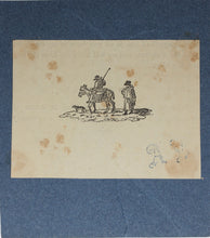 Load image into Gallery viewer, Thomas Bewick, after. An illustration to the Fable of Aesop 'The Forester and the Lion.' Wood-engravings. 1811-1823.