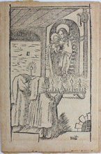 Load image into Gallery viewer, Hans Holbein the Younger, after. Two Women Dedicating Candles Before an Image of the Virgin. Woodcut. Late XVIII C.