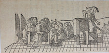 Load image into Gallery viewer, Hans Holbein the Younger, after. "Folly" Concludes her Lecture. Woodcut by Johann Gottlieb Friedrich Unger. Late XVIII C.