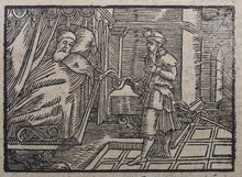 Load image into Gallery viewer, Virgilius Solis, after. Asclepius. Woodcut. XVI C.
