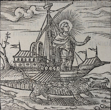 Load image into Gallery viewer, Italian School XVI C. Atlas. Sun. Two woodcuts.