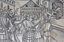 Load image into Gallery viewer, German School XVI C. Rights of citizens. Woodcut from Laienspiegel by Ulrich Tengler.