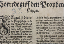 Load image into Gallery viewer, Virgil Solis, after. Haggai the Prophet. Woodcut from Bible translated by Martin Luther. XVI C.
