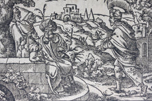 Load image into Gallery viewer, Virgil Solis, after. Haggai the Prophet. Woodcut from Bible translated by Martin Luther. XVI C.