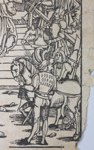 Load image into Gallery viewer, German School XVI C. Oath of fealty. 1538. Woodcut from Laienspiegel by Ulrich Tengler.