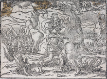 Load image into Gallery viewer, German School XVI C. Eight illustrations from the Bible. Woodcuts. Page 148/1 from ancient album.