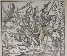 Load image into Gallery viewer, Johannes Adelphus. Die Türkisch Chronik. Mahomet, the Turkish Keyser. Woodcut XVI C.