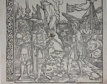 Load image into Gallery viewer, Johannes Adelphus. Die Türkisch Chronik. Ottomans and Venetians. Woodcut XVI C.