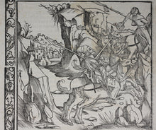 Load image into Gallery viewer, Johannes Adelphus. Die Türkisch Chronik. The Ottoman Army. Woodcut. XVI C.