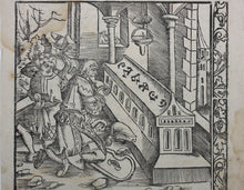 Load image into Gallery viewer, Johannes Adelphus. Die Türkisch Chronik. Muslims revering Muhammad's tomb. Woodcut XVI C.