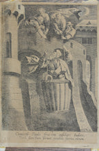Load image into Gallery viewer, Maarten de Vos, after. Conversion of Paul; St. Paul escaping Damascus. Two engravings. c. 1580.