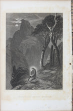 Load image into Gallery viewer, Thomas Moran, Gustave Doré, William Hilton RA and others. Night Scenes in the Bible. Twelve engravings by Walter, John Sartain, S. Sartain and others.