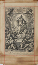 Load image into Gallery viewer, G. Freman, after. The Resurrection of our Saviour. Engraving by Jan Kip from Richard Blome’s Bible. 1688-1705.