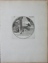 Load image into Gallery viewer, Sébastien Leclerc, after. Illustrations from a calendar of saints for every day of the year. Twenty engravings by Jan Goeree. 1730.
