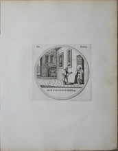 Load image into Gallery viewer, Sébastien Leclerc, after. Illustrations from a calendar of saints for every day of the year. Twenty engravings by Jan Goeree. 1730.