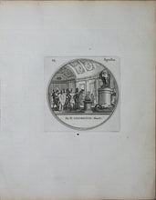 Load image into Gallery viewer, Sébastien Leclerc, after. Illustrations from a calendar of saints for every day of the year. Twenty engravings by Jan Goeree. 1730.